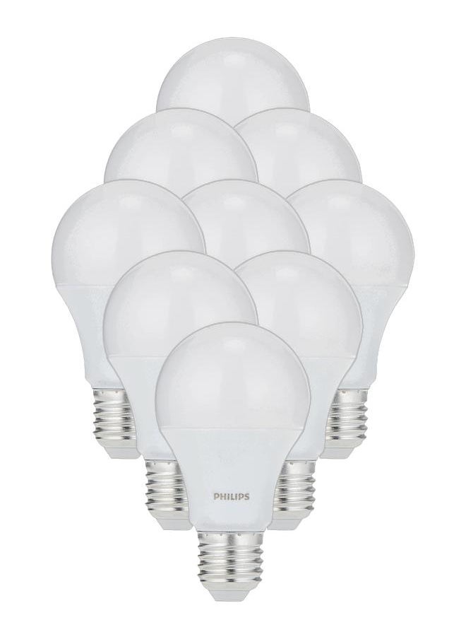 Philips LED Bulb 9W E27 6500K 230V, Cool Daylight (Pack of 9)  - Image 1