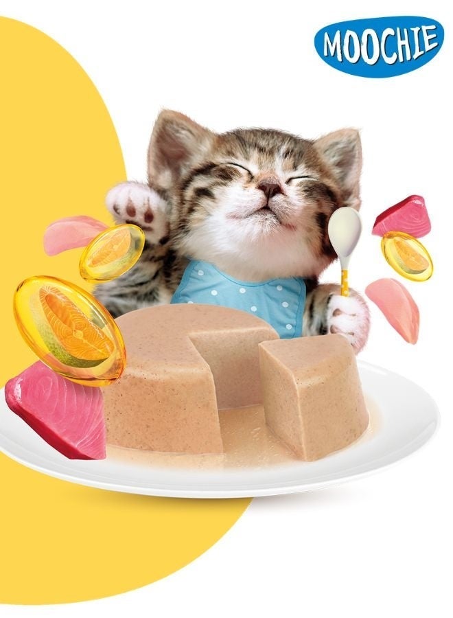 Moochie طعام القطط الصغيرة بنكهة التونة والدجاج - وجبة نمو كاملة ومتوازنة - Image 4