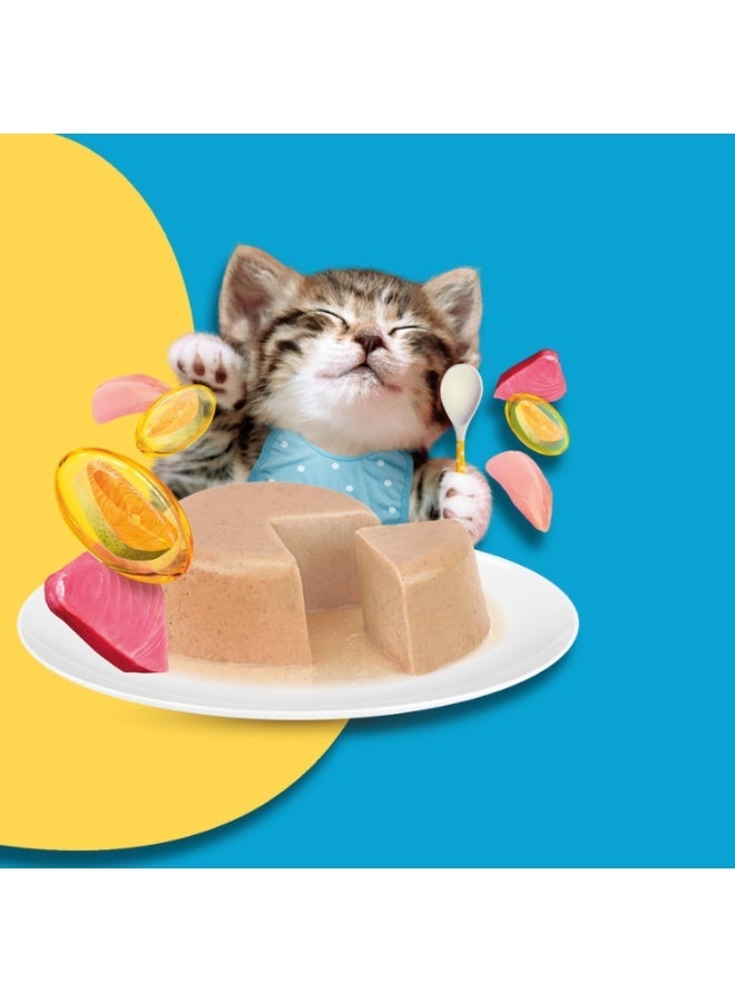 Moochie طعام القطط الصغيرة بنكهة التونة والدجاج - وجبة نمو كاملة ومتوازنة - Image 2