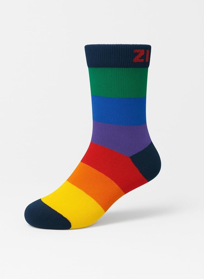 ZIKKU Kids Cotton Socks, Assorted Colours and Unique Designs,Ankle Length, For Boys & Girls (IN, Age, 3 Years, 5 Years, 1, Rainbow) - Image 3