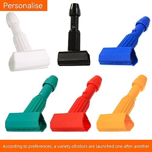 KLHB-YF Commercial Mop Clamps-Quick Change Head Mop Handle -Heavy Duty Mop Head Replacement Holder Change Mop Handle -Commercial Gripper Mop Wet Mop Handle(KL-ZJ-Yellow) - Image 5
