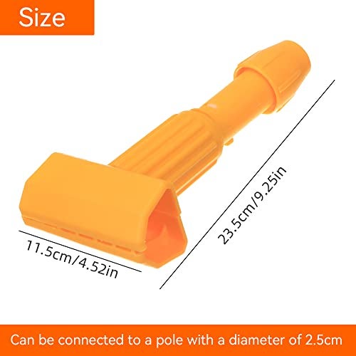 KLHB-YF Commercial Mop Clamps-Quick Change Head Mop Handle -Heavy Duty Mop Head Replacement Holder Change Mop Handle -Commercial Gripper Mop Wet Mop Handle(KL-ZJ-Yellow) - Image 3