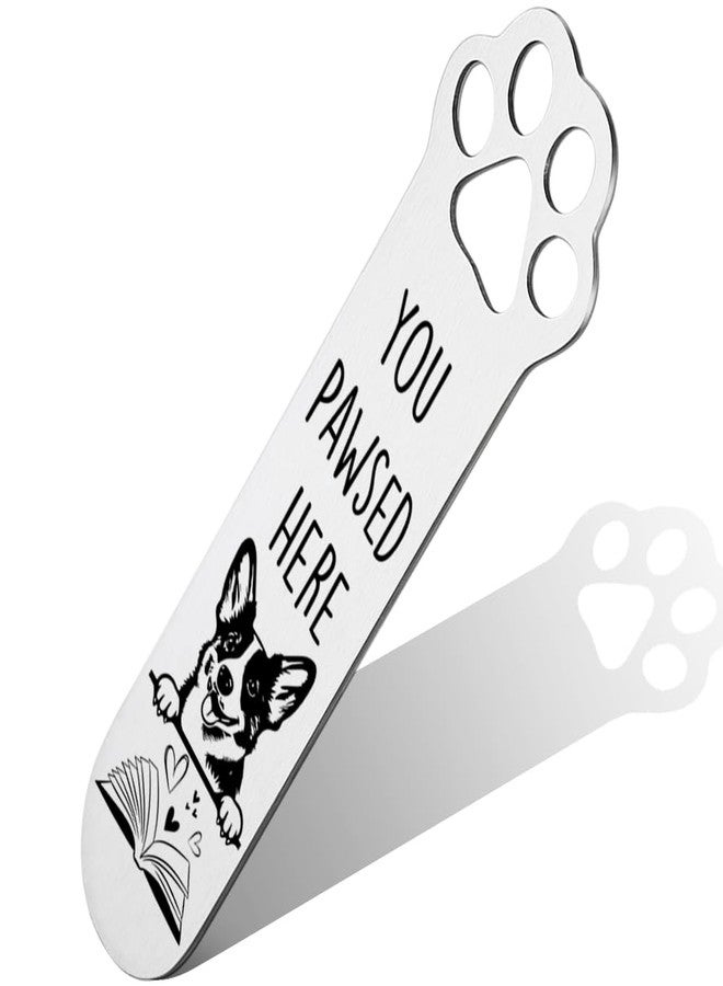 FOKCBOCM Corgi Gifts, Corgi Dog Bookmark for Corgi Dog Lover Book Lovers Bookworm Bookish Nerd, Corgi Gifts for Women, Bookmark Dog Lover, Book Club Gifts for Reader Dog Owner Lover-DX127 - Image 1