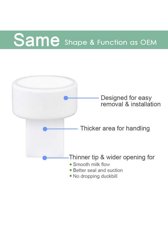 Maymom Pump Parts Compatible With Spectra S2 S1 24 Mm Flange Tube Bottle Backflow Protector Not Original Spectra S2 Accessories Replace Spectra Duckbill Valve Spectra Bottle Spectra - Image 5