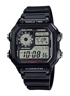 CASIO Casio Men's Resin Digital Watch AE-1200WH-1AVDF - Black  - Image 1