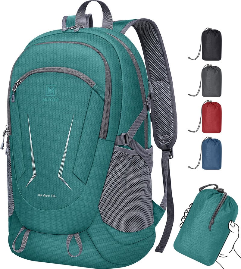 MIYCOO Backpack - Ultra Lightweight Packable Backpack for Travel Camping, Hiking Back Pack Waterproof Foldable Daypack for Men Women Green - Image 1