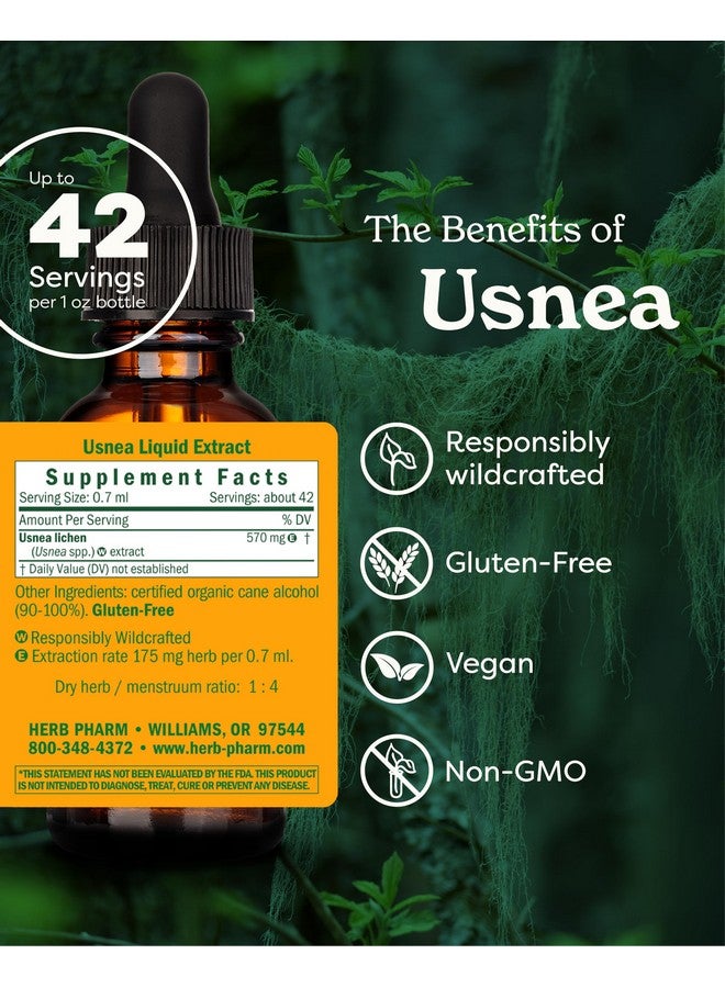 Herb Pharm Usnea Liquid Extract for Cleansing and Detoxification - 1 Ounce (DUSNEA01) - Image 2