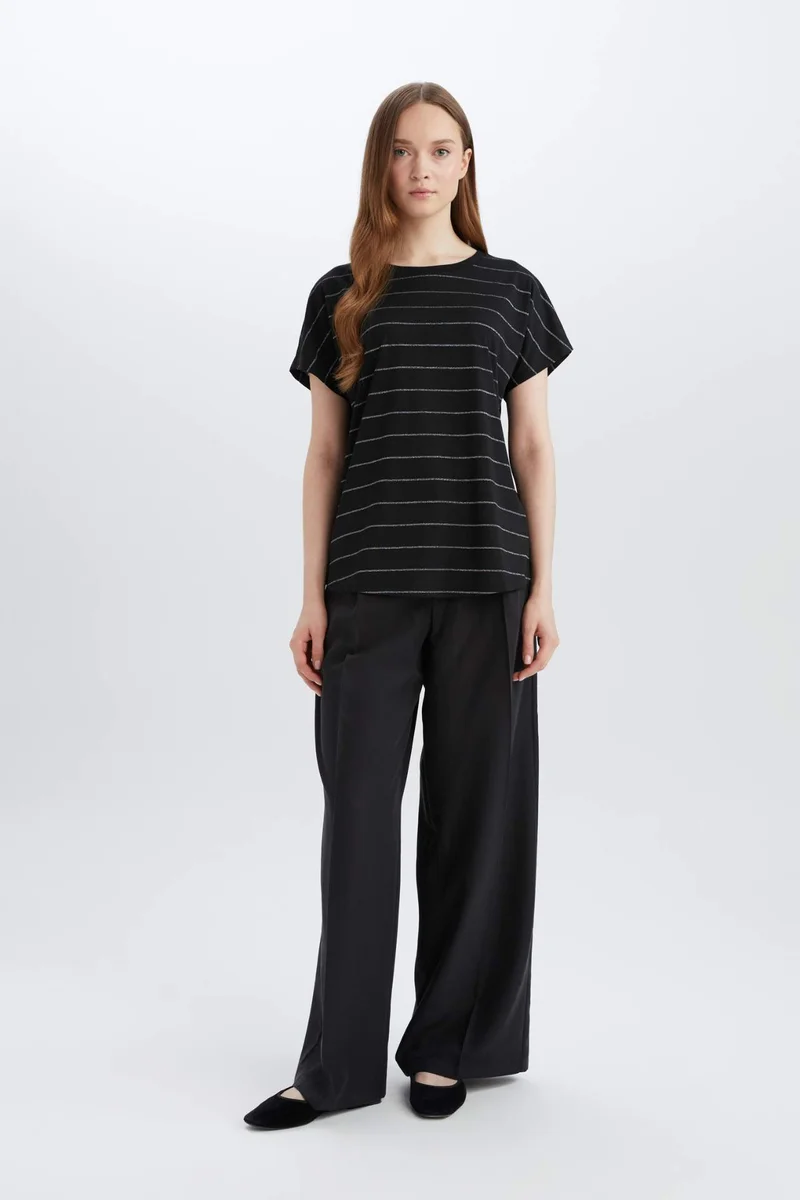 Defacto Crew Neck Short Sleeve T-Shirt