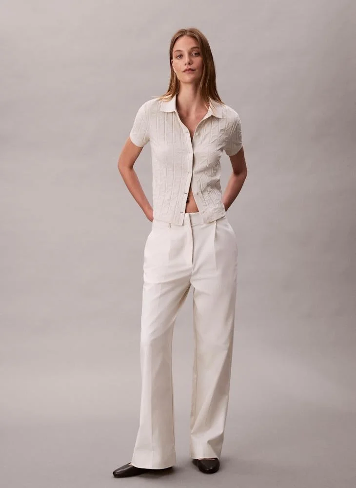 Calvin Klein Jeans  All Over Print Short Sleeve Shirt for Women | Best Price UAE