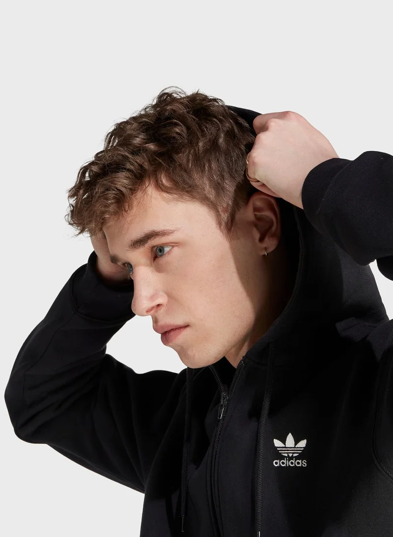 adidas Originals Trefoil Essentials Full-Zip Hoodie