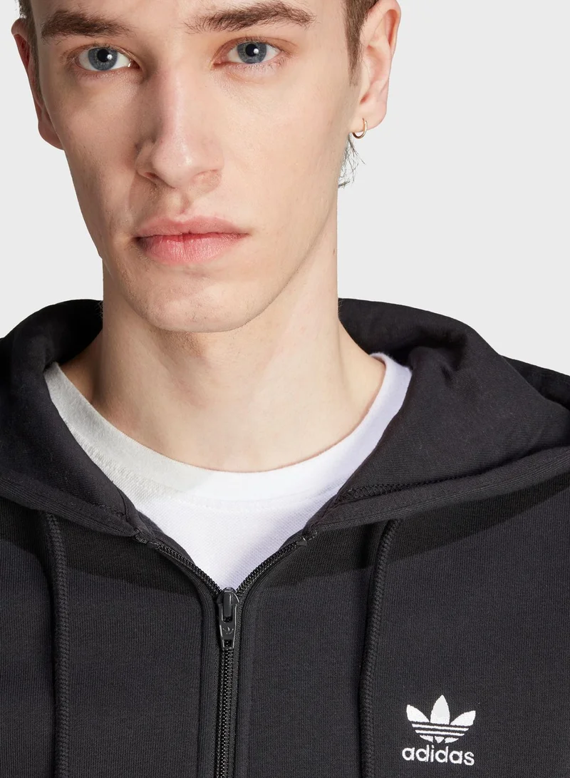 adidas Originals Trefoil Essentials Full-Zip Hoodie