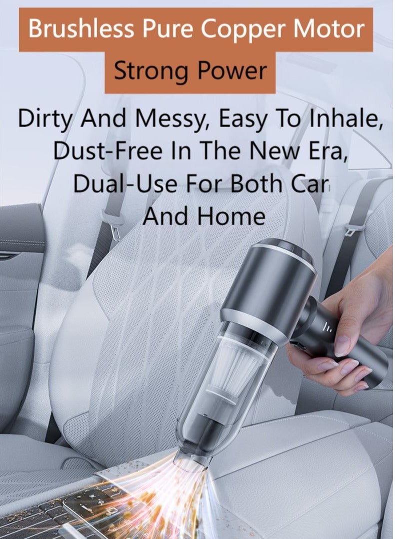 SUITU Portable Car Dual-use Cordless Vacuum Cleaner, Home Multi-function 16000pa Strong Suction Handheld Blowers - Image 2
