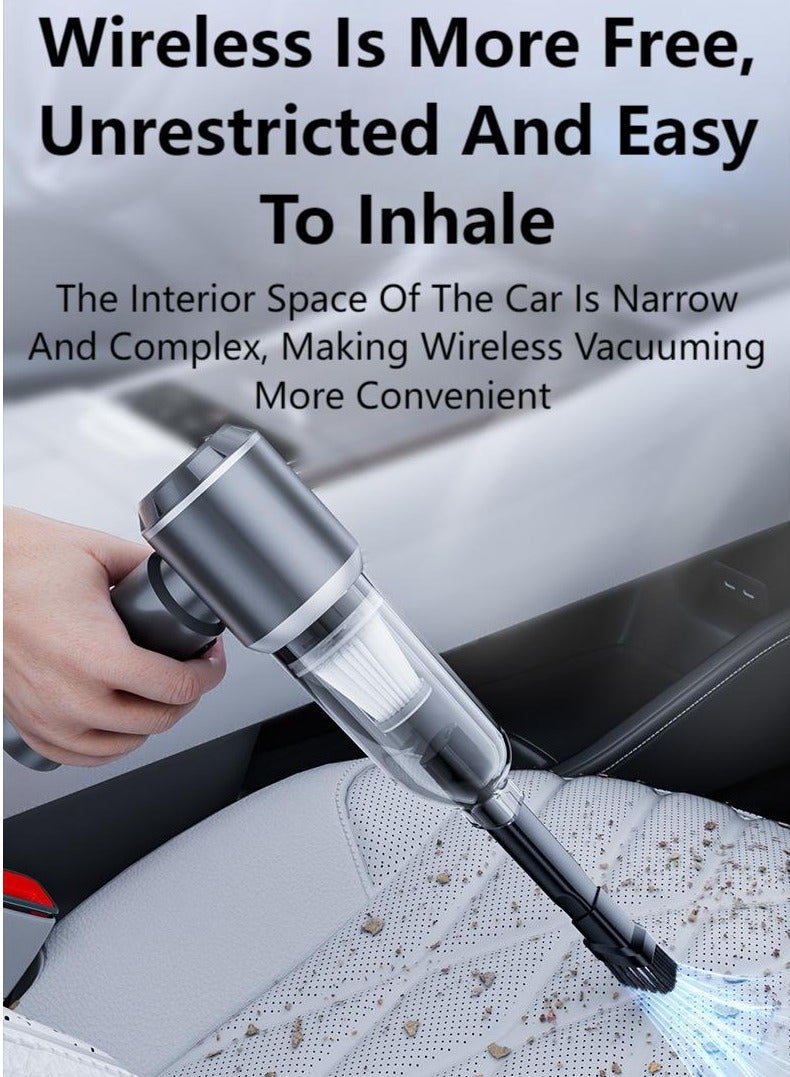 SUITU Portable Car Dual-use Cordless Vacuum Cleaner, Home Multi-function 16000pa Strong Suction Handheld Blowers - Image 3