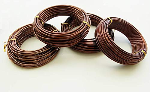 GREEN PARADISE Green Paradise Bonsai Training Wires 25 mm 10 Gauge set of 100ft Hi Quality specially treated for softening Aluminium made Bonsai Wires