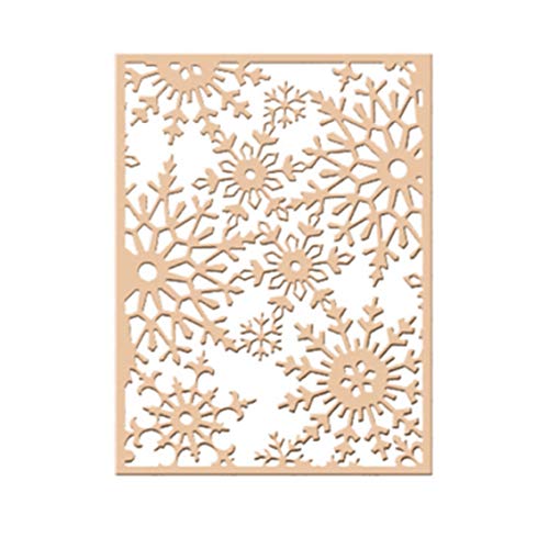 DDeehs Christmas Snowflake Metal Die Cuts,Frame Snow Flower Cutting Dies Cut Stencils for DIY Scrapbooking Album Decorative Embossing Paper Dies for Card Making - Image 4