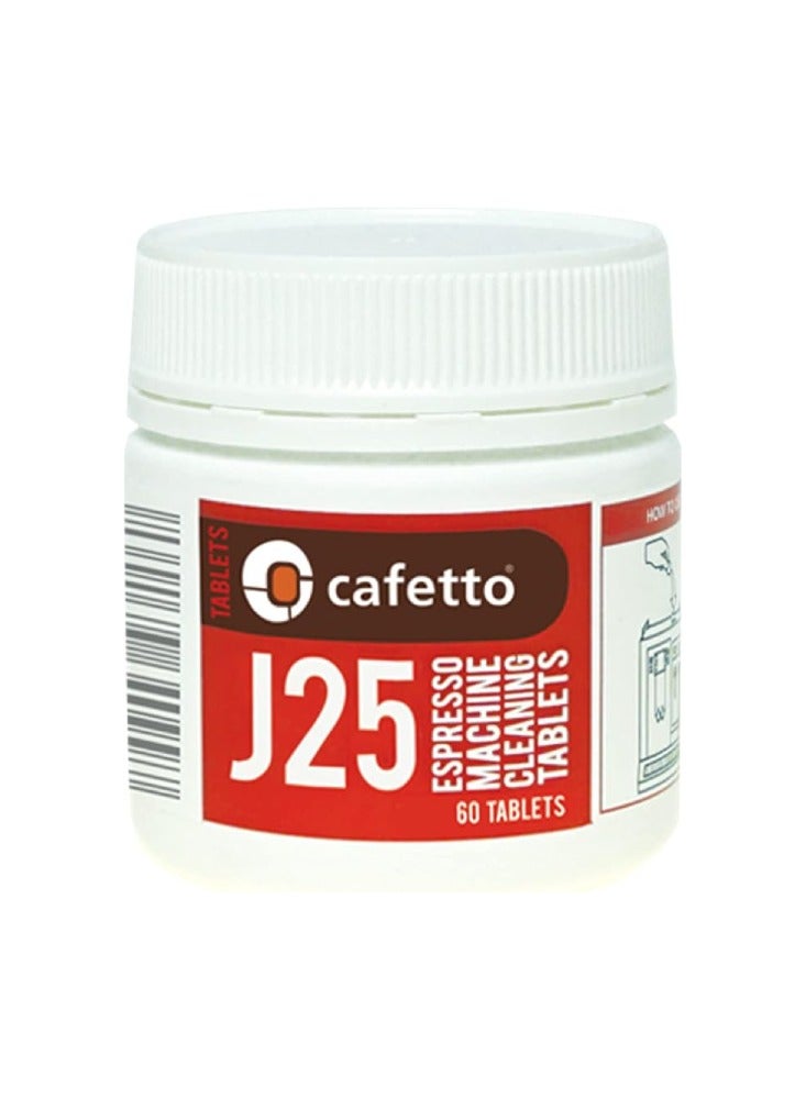 كافيتو J25، أقراص تنظيف ماكينة الإسبريسو، بدون رائحة - 60 قرصًا - Image 1