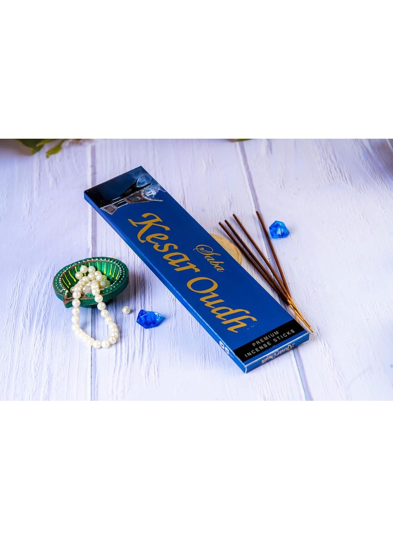 Saba Fragrance Saba Kesar Oudh Premium Incense Sticks for Home Fragrance Pack of 3  - Image 2