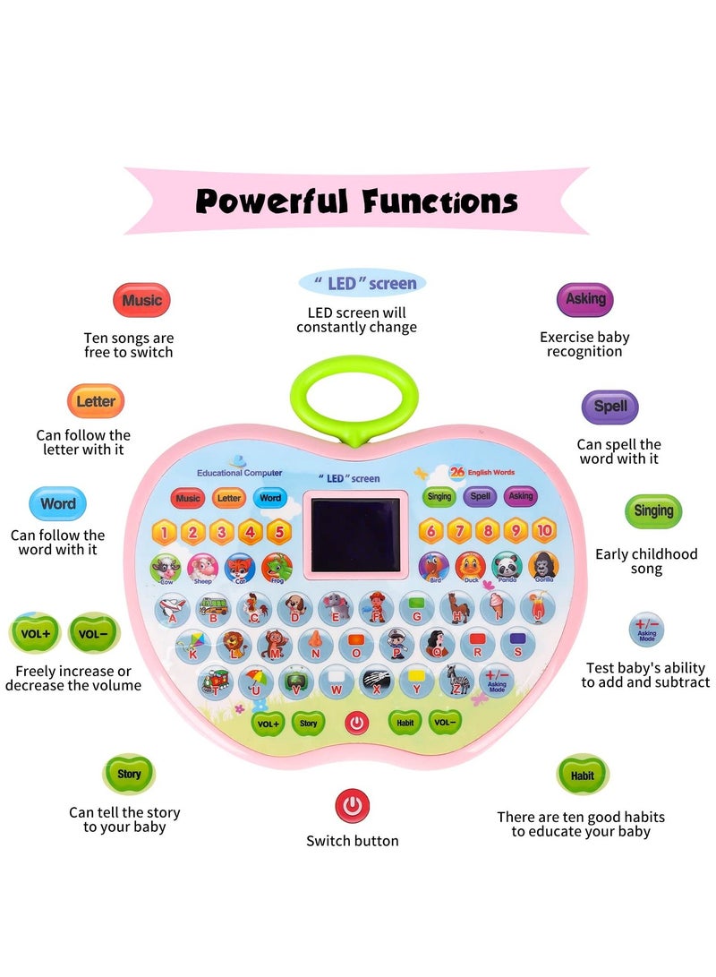 Excefore Educational Toys, Multifunctional Learning Tablet for Toddlers Kids Interactive Learning Toy Board for Boys Girls - Image 3