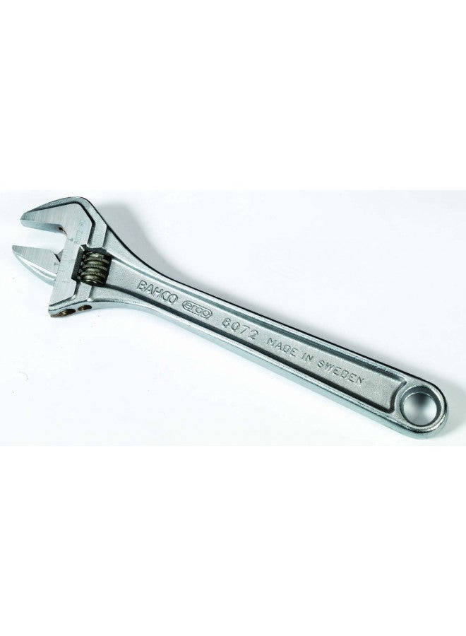 Bahco 8073 RC US Adjustable Wrench, 12-Inch, Chrome