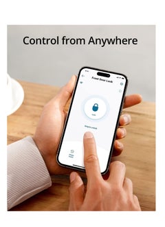 ROBUSTLINE Robustline Electronic Smart Front Door Lock with 5 Functions- Fingerprint Unlock, Smart IC Card Unlock, Password Unlock, Metal Key, App Unlock  - Image 2