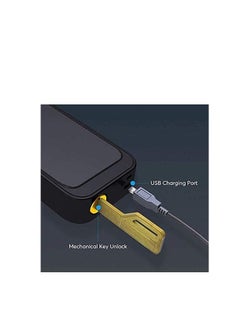 ROBUSTLINE Robustline Electronic Smart Front Door Lock with 5 Functions- Fingerprint Unlock, Smart IC Card Unlock, Password Unlock, Metal Key, App Unlock  - Image 3