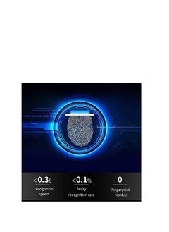 ROBUSTLINE Robustline Electronic Smart Front Door Lock with 5 Functions- Fingerprint Unlock, Smart IC Card Unlock, Password Unlock, Metal Key, App Unlock  - Image 4