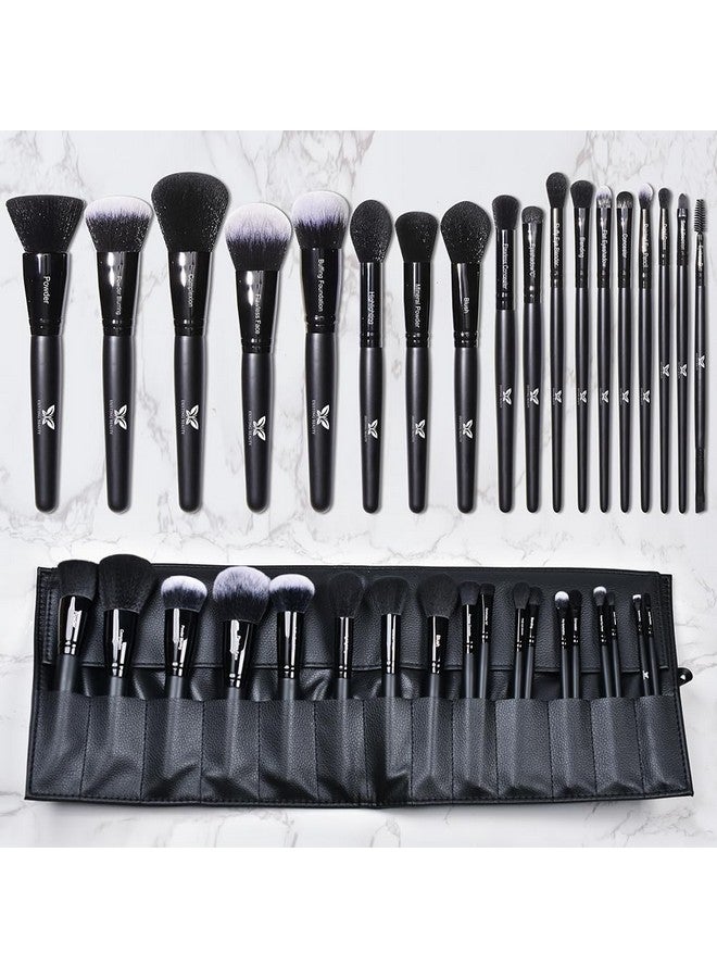 Existing Beauty 18Pc Makeup Brush Setprofessional Makeup Brushes For Foundation Powder Blush Contour Eyeshadow Brow Lip Fan And Moretotal Makeup Brushes Set With Case Includedby Existing Beauty - Image 2