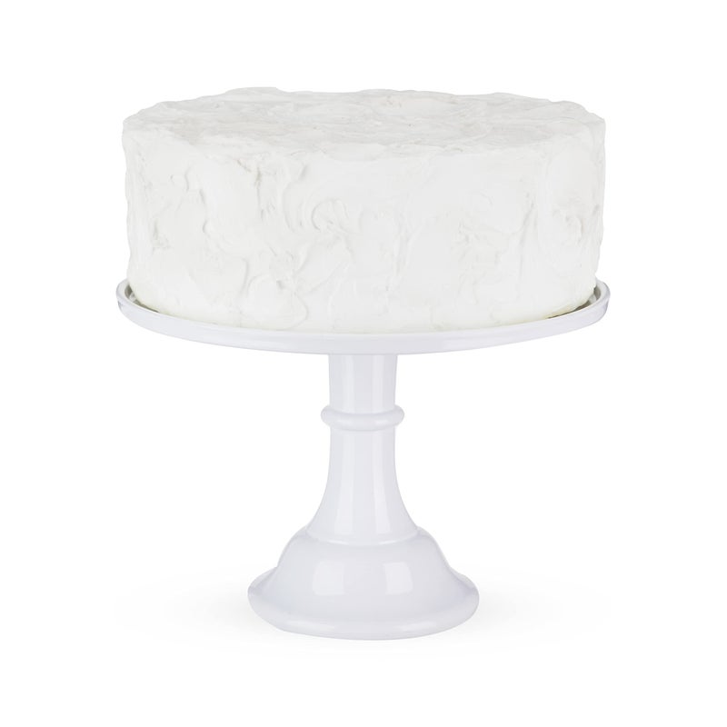 Twine Melamine Cake Stand Cupcake Display Home Decor Food and Dessert Serving Accessory 115 x 8 Inches White Set of 1