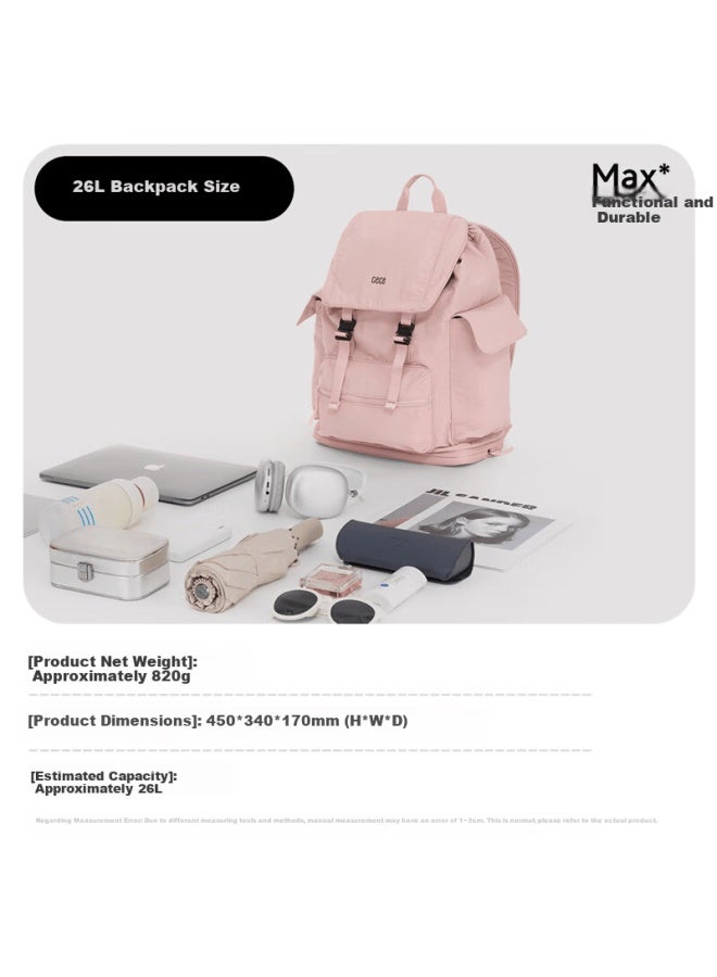 Cece Adventurer Series Large Capacity Backpack Urban Commuter Backpack Sakura Pink 26l - Image 2