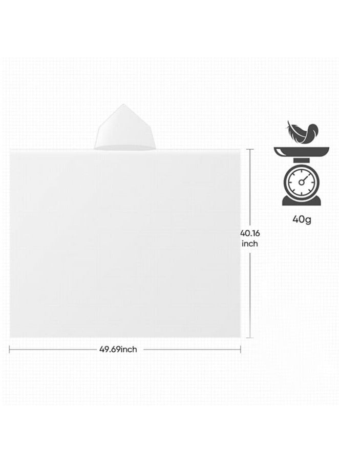 Fanski Disposable Rain Ponchos for Adults, Emergency Rain Poncho for Camping Hiking Travelling - Image 4