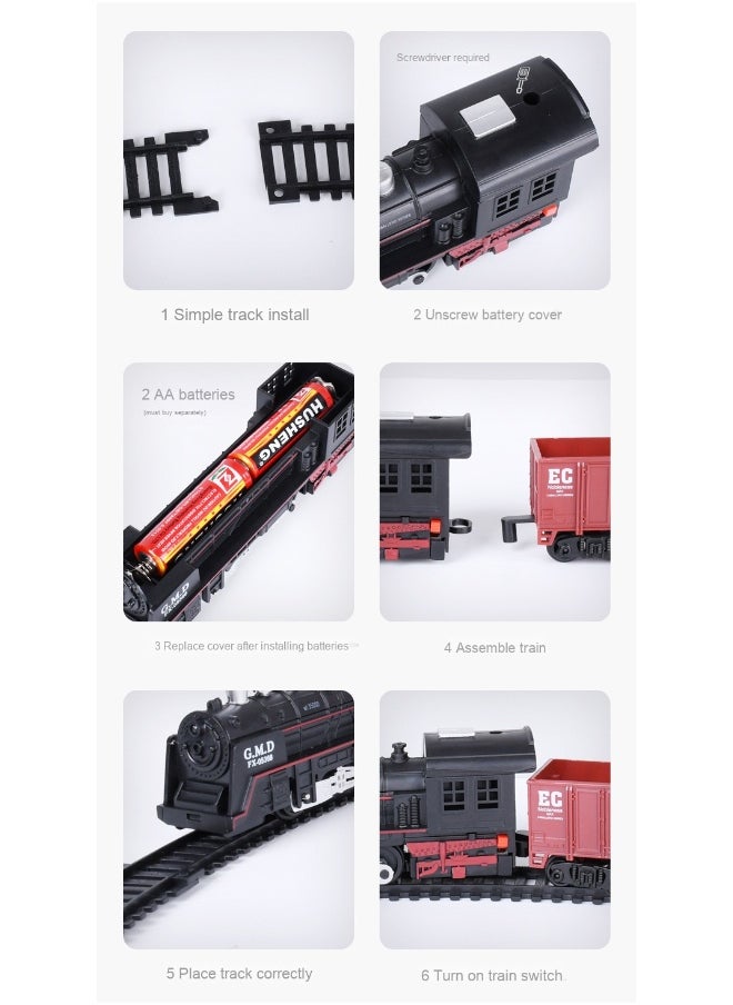 Kids Electric Train Set with Simulation High-Speed Train Station  - Image 5