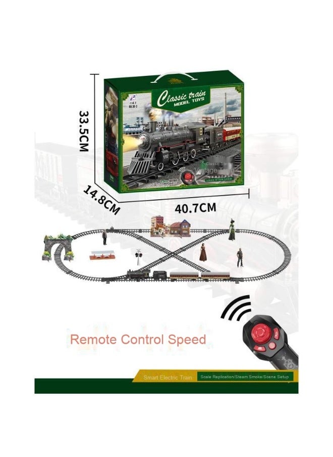 Kids Electric Train Set with Simulation High-Speed Train Station  - Image 1