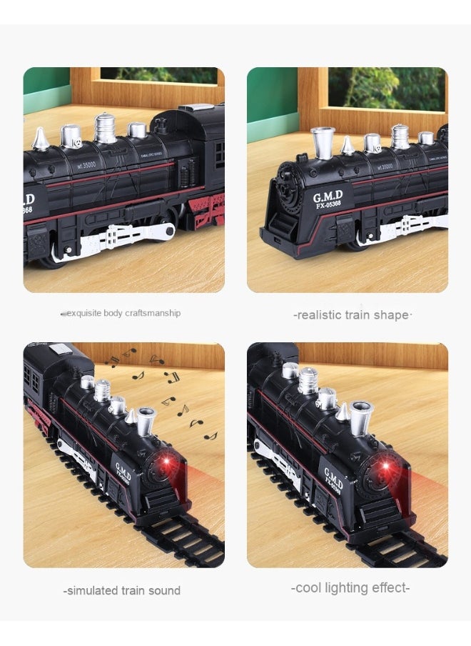 Kids Electric Train Set with Simulation High-Speed Train Station  - Image 4