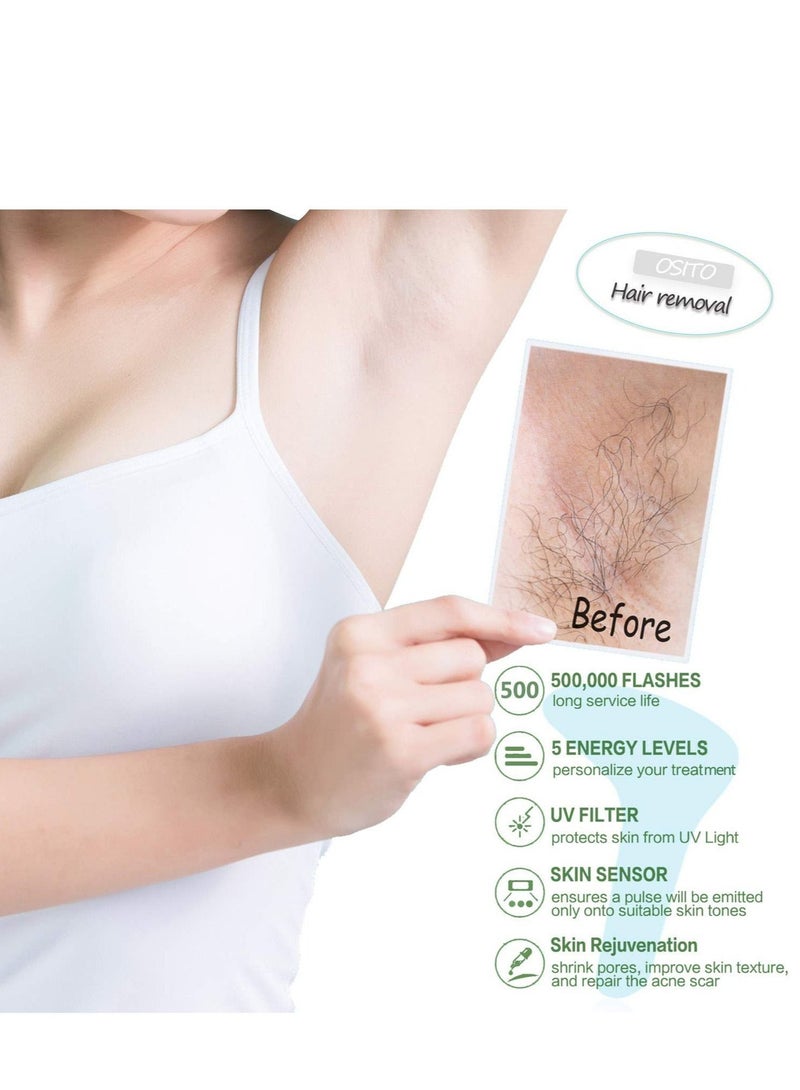 Generic IPL Hair Removal for Women and Men, Shaving Instruments 500000 Flashes  Home Use Device  - Image 4