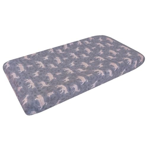 Copper Pearl Premium Knit Changing Pad Cover Soft Stylish and Universal Fit for All Standard Diaper Changing Pads Trendy Design Changing Pad Covers Timber - Image 1