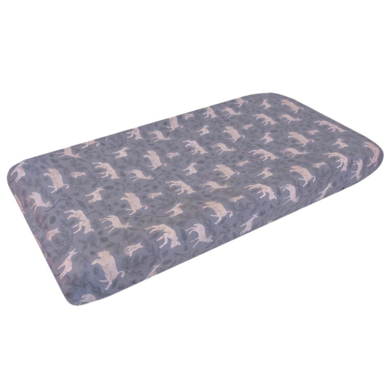 Copper Pearl Premium Knit Changing Pad Cover Soft Stylish and Universal Fit for All Standard Diaper Changing Pads Trendy Design Changing Pad Covers Timber - Image 2