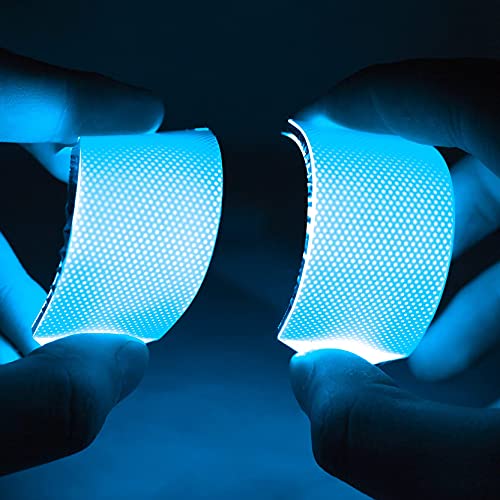 mlnyitus Flexible Helmet Decorations led Lights Flexible Cosplay DIY kit Decorations RGB Light Superhero for Men Gifts Blue - Image 4