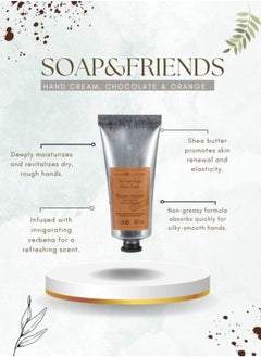 Soap&Friends Indulgent Hand Cream 20% Shea Butter Chocolate - Deep Moisturization, 80 ml - pzsku/ZD98C27071CF59DAFB81AZ/45/_/1730977165/7a3e44cc-da8f-4a8e-a915-09248a472738