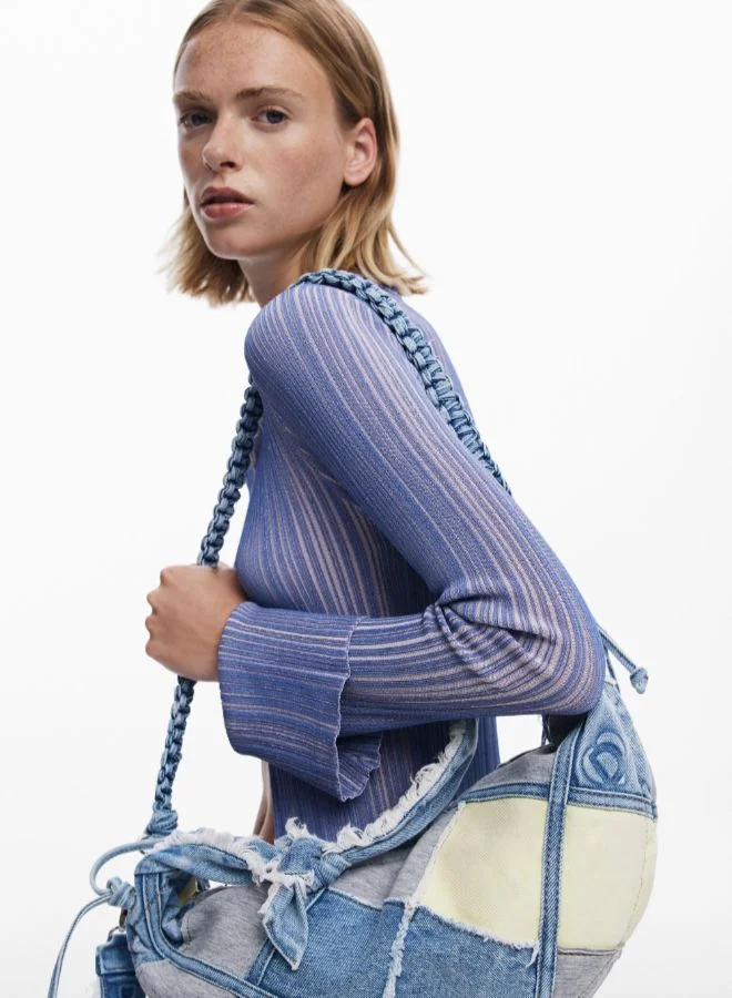 DESIGUAL Medium Patchwork Bag