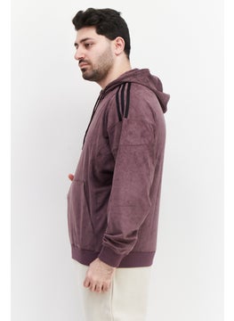 adidas Originals Men Sportswear Fit Training Hoodie, Purple  - Image 2