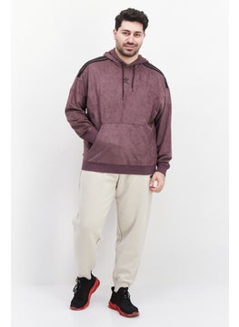 adidas Originals Men Sportswear Fit Training Hoodie, Purple  - Image 3