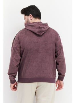 adidas Originals Men Sportswear Fit Training Hoodie, Purple  - Image 4