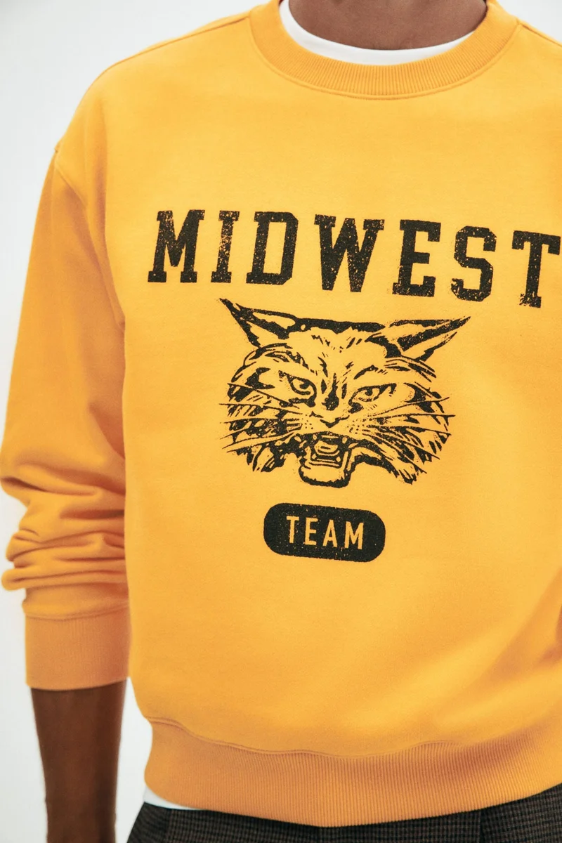 H&M  Loose Fit Printed sweatshirt for Men | Best Price UAE
