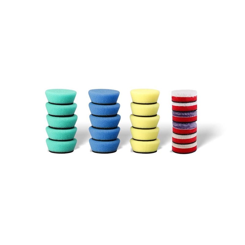 SPTA Mini Polishing Pads Set 21Pcs Mini Polishing Pads Sets 16 inch - Image 2
