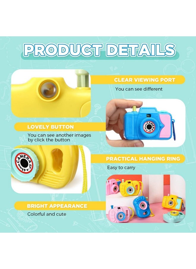 Hungdao - 48 Pcs Kids' Camera Toy Set Children'S Pretend Play Prop With Images In Viewfinder Mini Plastic Toy Camera For Boys Girls Toddler Birthday Party Favors Goodie Bag Fillers Return Gifts - Image 1