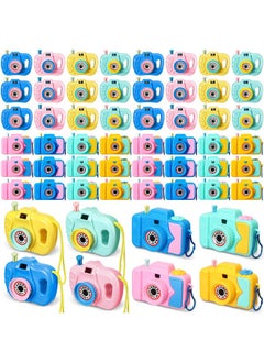 48 Pcs Kids' Camera Toy Set Children'S Pretend Play Prop With Images In Viewfinder Mini Plastic Toy Camera For Boys Girls Toddler Birthday Party Favors Goodie Bag Fillers Return Gifts