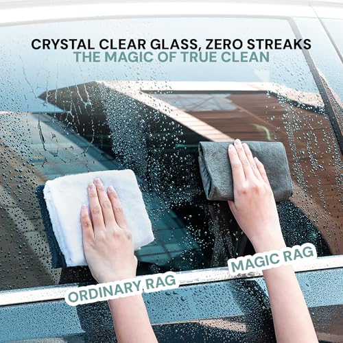 MIORAH 5Pcs Thickened Magic Microfiber Cleaning Cloth | Reusable Lint-Free Streak-Free Cloths for Car, Kitchen, Floor, Glass, Laptop & Home Use – Soft, Durable, Multipurpose - Image 4