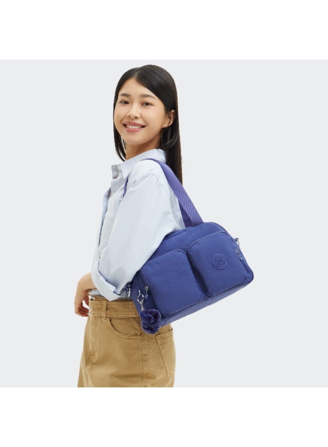 kipling Cool Defea Medium Shoulder bag with Removable Strap Ocean Blue - Image 4