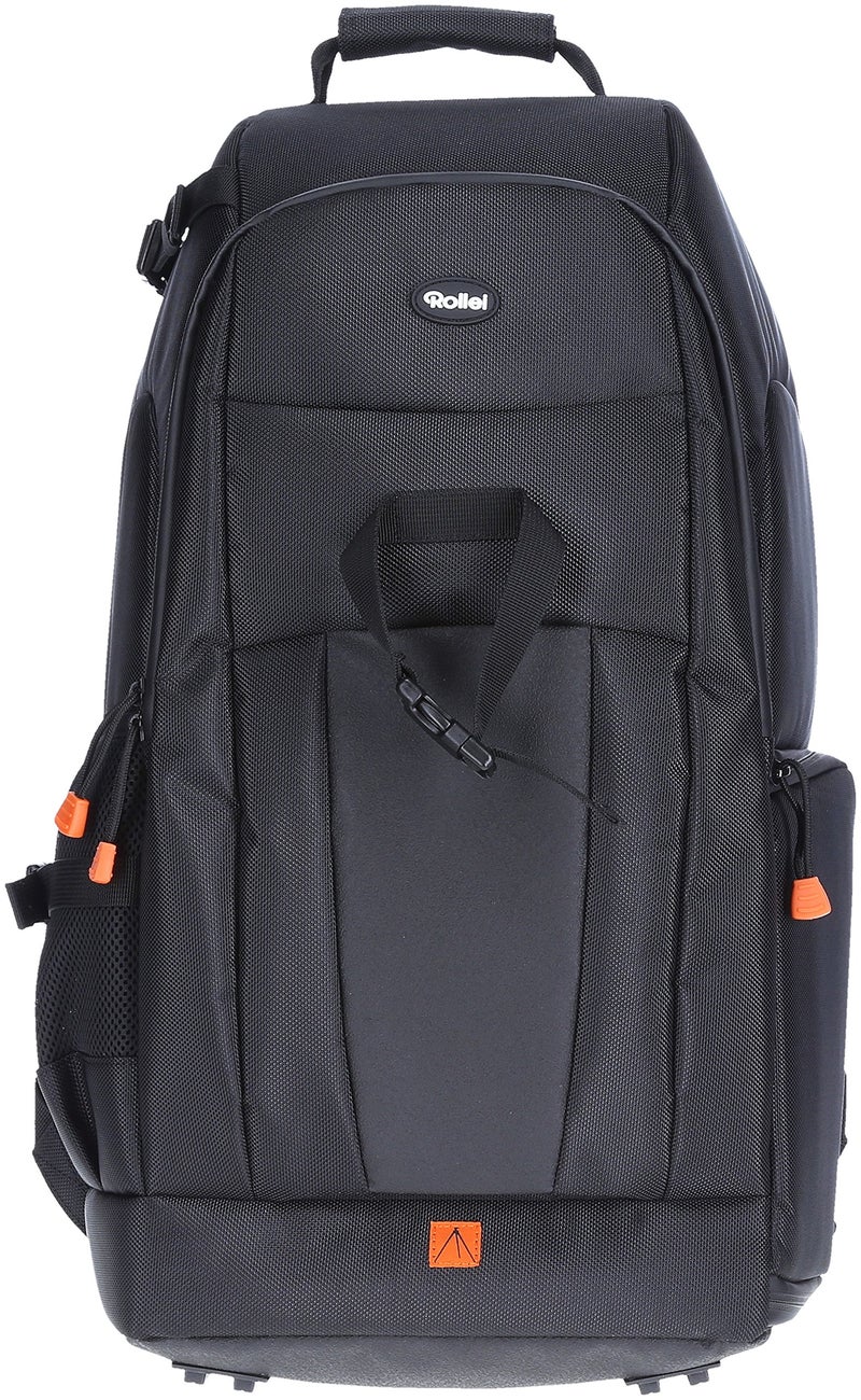 Rollei Fotoliner photo backpack L I large camera backpack (daypack) with DeepL access, laptop compartment, rain cover and hand luggage suitable dimensions in black - Image 1