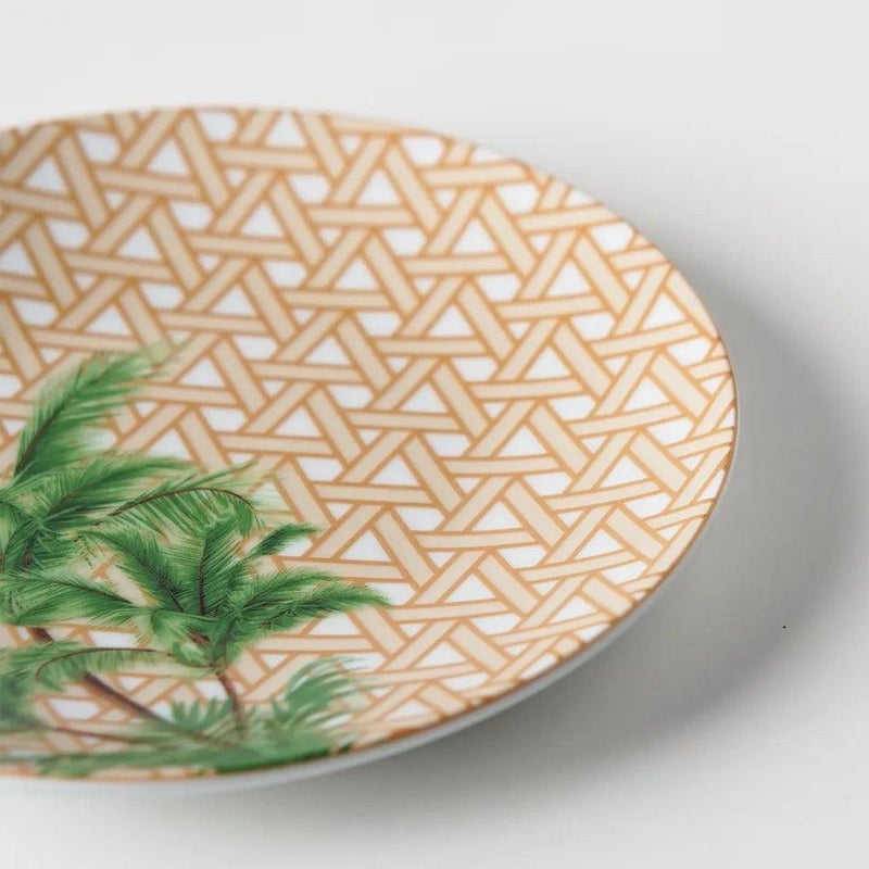 VITELLI DESIGN STUDIO Hazeran Palm 20 cm Porcelain Plate - Image 2